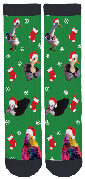 Pacific Waterfowl Rescue Holiday Crew Socks