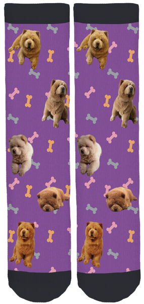 Chowder the Bear Dog Purple Crew