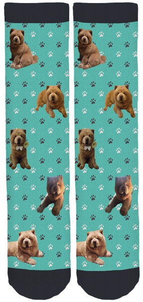 Chowder the Bear Dog Crew Socks