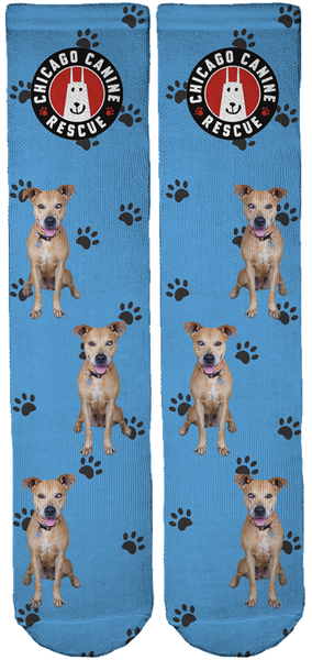 Chicago Canine Rescue Foundation Crew Socks