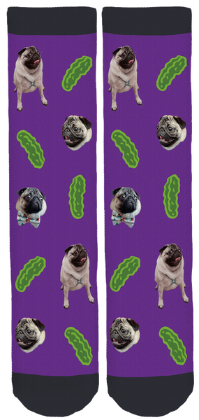 Lil' Pickles Da Pug Crew Socks