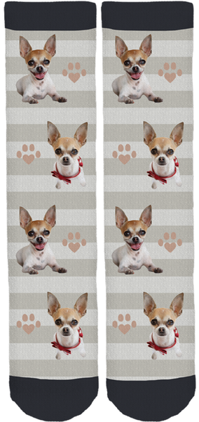 Pippa The Chihuahua Crew Socks