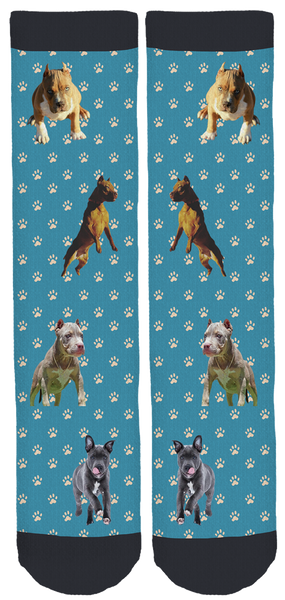 Limited Edition PitbullGalaxy Crew Socks