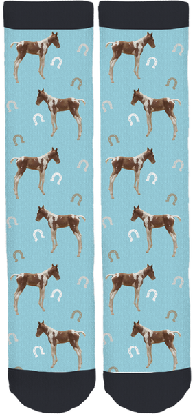 Pregnant Mare Rescue Crew Socks