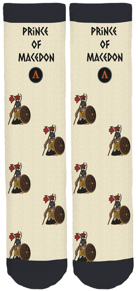 PrinceofMacedon Crew Socks
