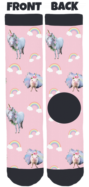 Prissy Pig Crew Socks