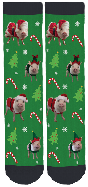 @prissy_pig Holiday Crew Socks
