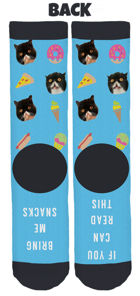 Snacks on Snacks with Puffin_Gram Socks