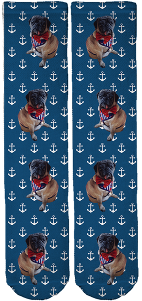 Limited Edition 50 Shades of Pug Crew Socks