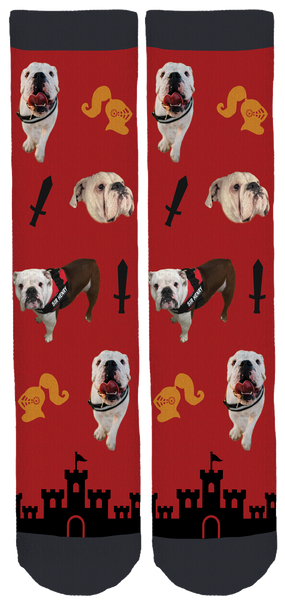 Sir Henry the English Bully Crew Socks