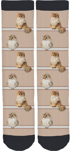 Smoothie The Cat Crew Socks