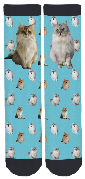 New Smoothie the Cat Crew Socks
