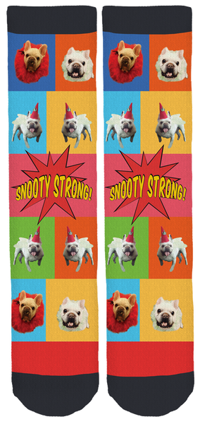 Limited Edition Snooty Giggles Dog Rescue Crew Socks