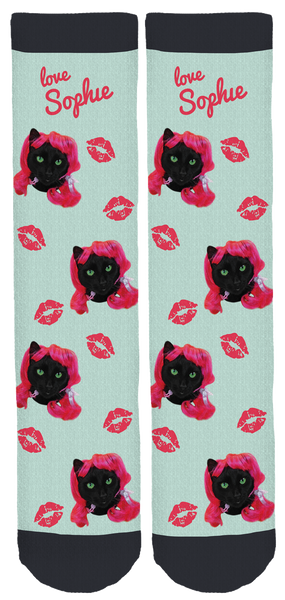 Sophie the Model Crew Socks