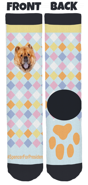 Spencer the Chow Crew Socks