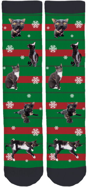 Winter Cats Crew Socks