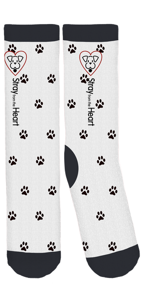 Stray From The Heart Crew Socks