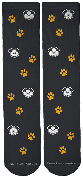 Limited Edition Rescue Rovers Dog Adoptions Crew Socks