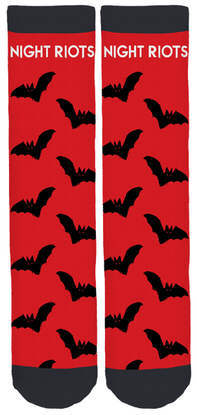 Night Riots Bat Socks