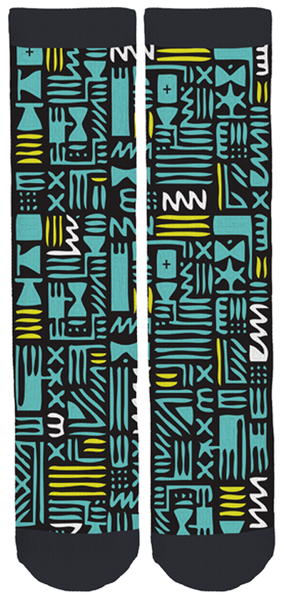 Limited Edition a Brilliant Dummy Tribal Bamboo Crew Socks!