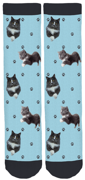 Conrad the Cat Crew Socks