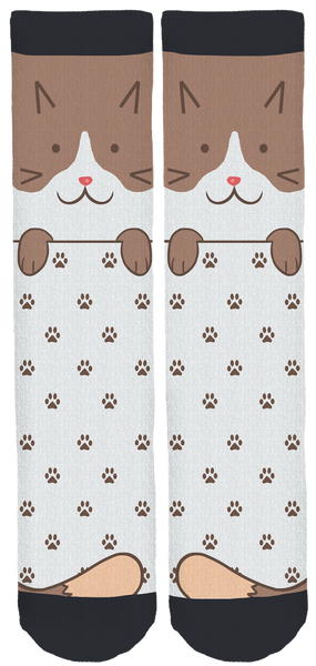 The Daily Kitten Crew Socks