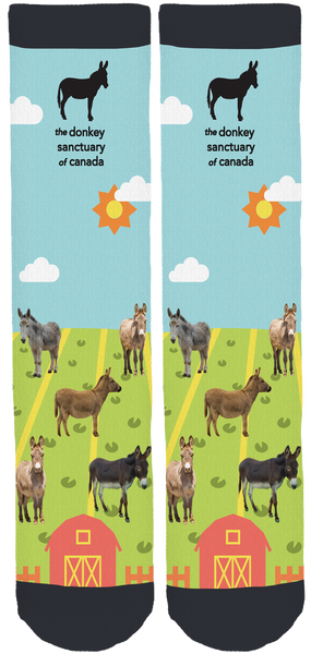 The Donkey Sanctuary of Canada Crew Socks