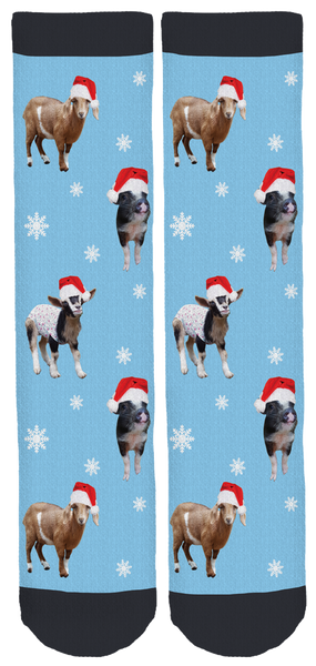 Goats of Anarchy Holiday Crew Socks