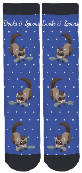 Limited Edition Dooks & Spoons Crew Socks