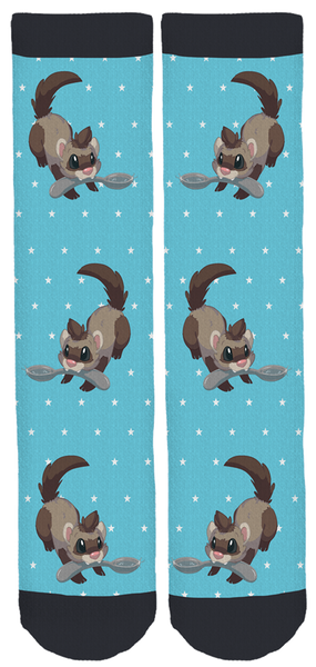 The Life of My Ferrets Crew Socks