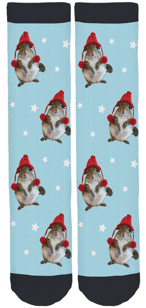Jill the Squirrel Crew Socks