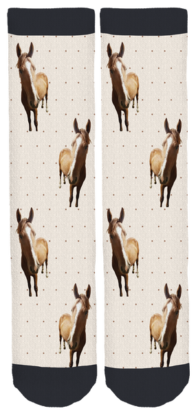 Three Little Bostons Crew Socks