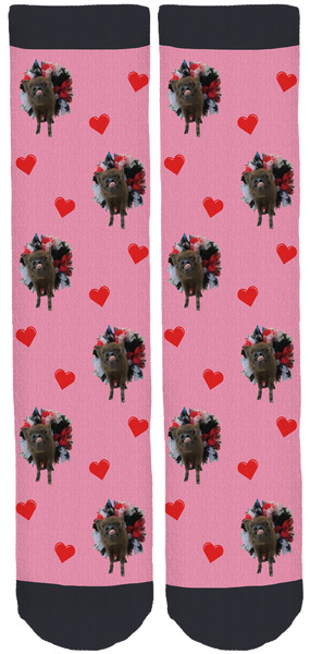 Isabella Boo Boo Minipig Crew Socks