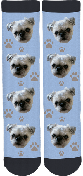 Felix the Pugzu Crew Socks