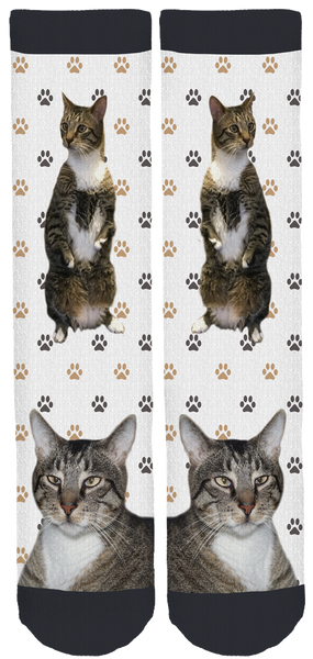 Roo the Kangaroo Cat Crew Socks