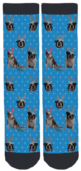 Long Island Bulldog Rescue Easter Socks