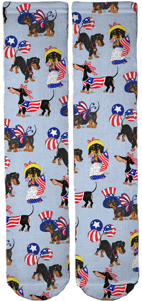 GetALong Dachshund Rescue Crew Socks