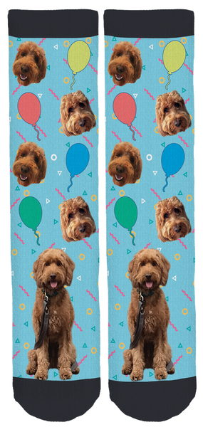 Whiskey the Goldendoodle  Crew Socks