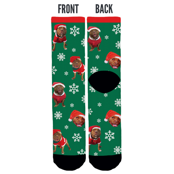 Meaty Christmas Holiday Crew Socks